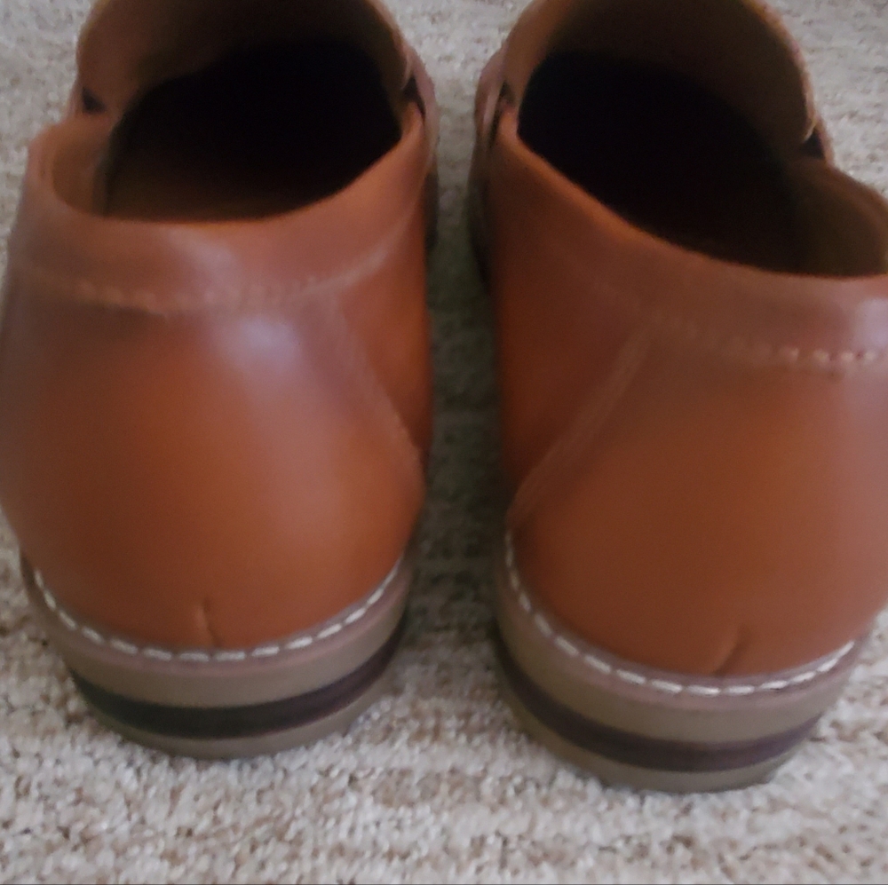 Earth Brand Brown Leather Loafers - Picture 4 of 7